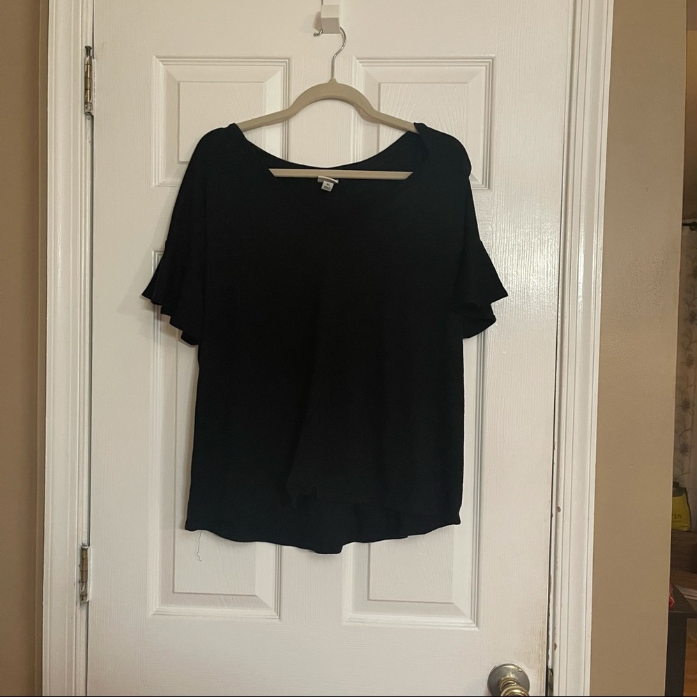 A New Day Ruffle Sleeve Blouse